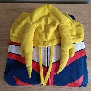 My Hero Academia All Might Men Zip Hoodie Sweater Costume Size Small
